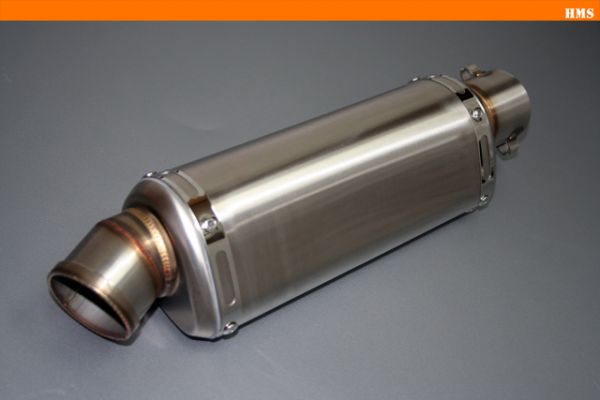 ヘキサゴン　型汎用マフラーサイレンサーSUSss 差込径50.8φ　④