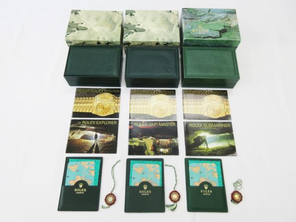 1円～☆ロレックス 純正BOX 3箱セット 冊子付き BOX☆1円～☆ROLEX
