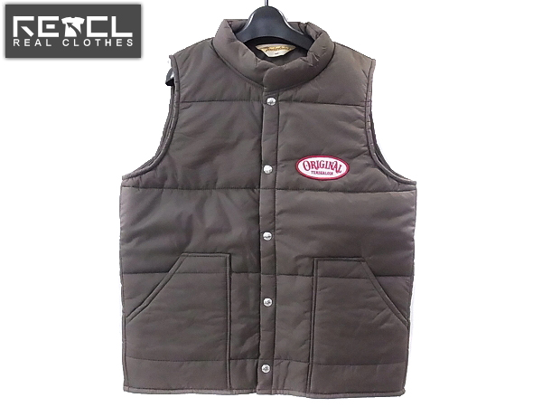 TENDERLOIN VEST テンダーロイン 中綿 ベスト T-NRA - ブラウン系 