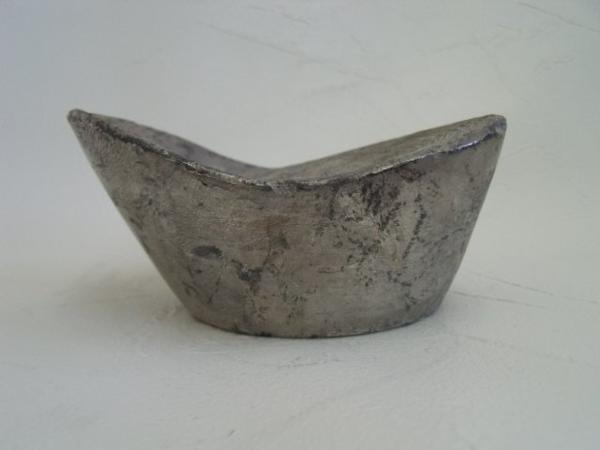 【蔵出し】 非常に珍しい 中国古銭　銀錠・銀銭・馬蹄銀 約1160g