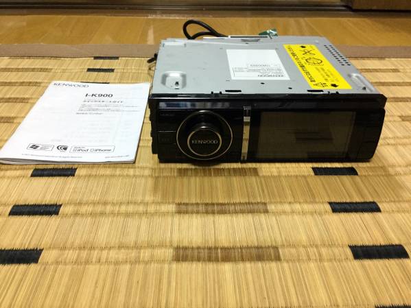 良品 KENWOOD iPod USBデッキ I-K900 3インチ液晶 ケンウッド