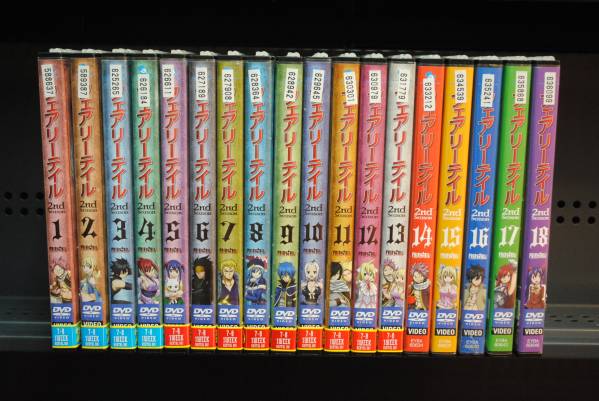 ☆【DVDレンタル】フェアリーテイル2ndシーズン1~18巻 セカンド 最新CD