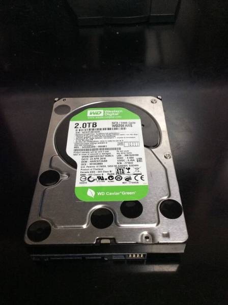 HDD WD20EARS （WD Green） 2TB　3.5インチ①