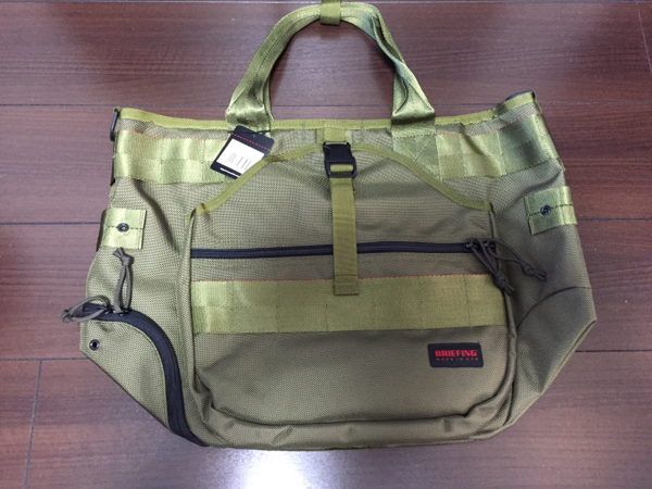 新品】ブリーフィングBRIEFING ジムワイヤー モス（カーキ） ふ