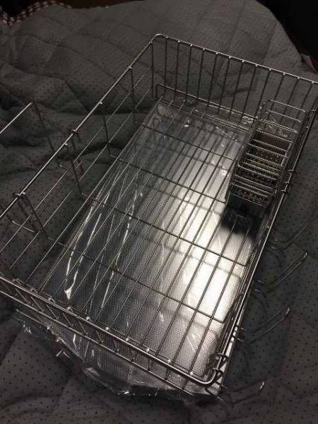 新品☆国産♪オールステンレスの水が流れやすい水切り☆n510