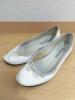 レペット repetto フラットシューズ バレエ 白 エナメル 21.5