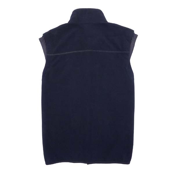 プラダ*スポーツ*フリース*ナイロン*ボタン*ベスト*紺*Ｓ*15973