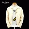 定価3万 PAUL SMITH ポールスミス 麻混 シングルライダースJKT M
