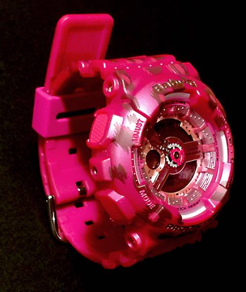 BABY-G 迷彩ピンク 希少レオパード 完動品 人気 時計 カシオ BABY-G
