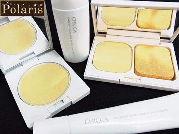 キッカ【中古】メイクアップベース・ファンデーション4点SET CHICCA ソリッドファンデーション ニュートラルベージュ メイクアップ