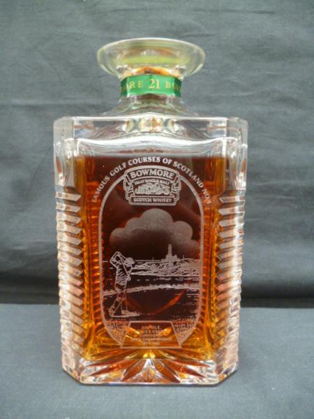 ◇1円～☆ BOWMORE ボウモア 21年 ゴルフデキャンタ 750ml レア