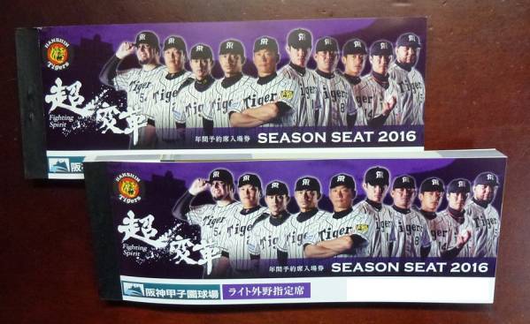 阪神ｖｓ西武　6/5（日）ライト年間指定席ペア 通路近！