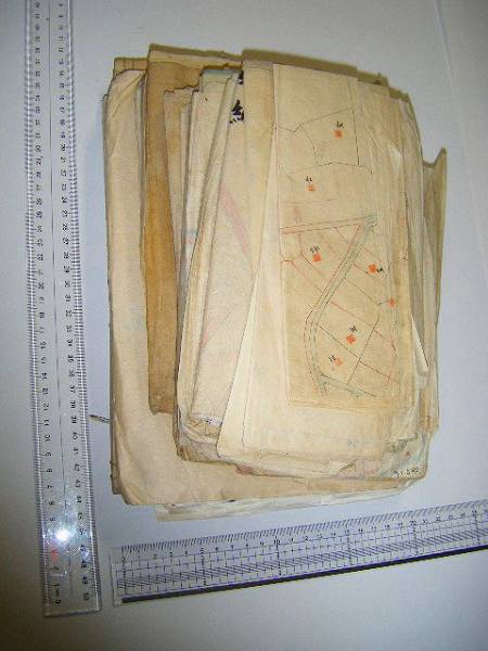 明治 大正 戦前『宮城県 桃生郡 堤防 林業 絵図 大量』