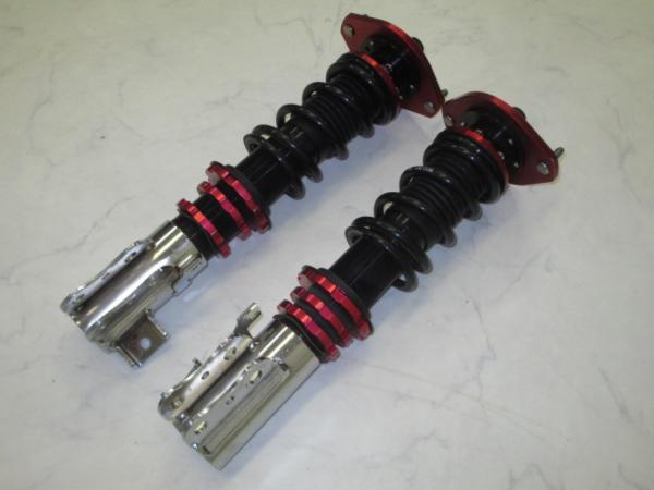 スズキHE22Sラパン用LEONフルタップ車高調フロントのみ中古品