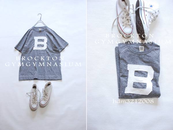 BROCKTON GYMNASIUM*ロゴ B Tシャツ