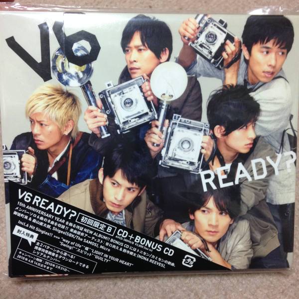 V6 Ready? 初回限定盤B CD＋BONUS CD 美品