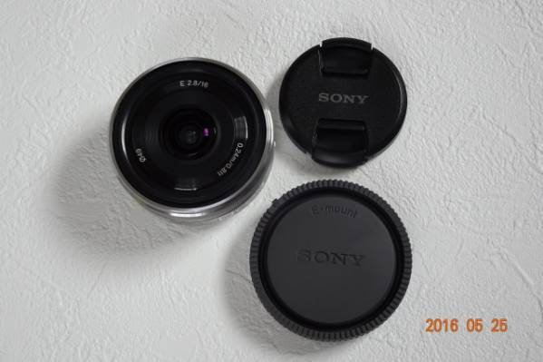 SONY Eマウントレンズ E16mm F2.8 SEL16F28 中古美品 美品 SONY ソニー