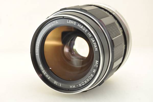 MC 35mm -HG MINOLTA F2.8 Minolta ミノルタ – Lens HG Rokkor W