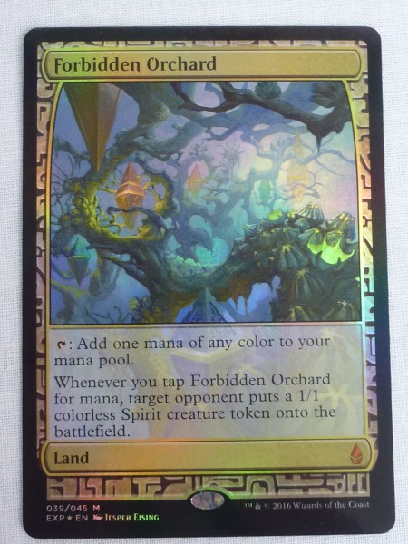 人気セール，高品質 MTG 禁忌の果樹園 Forbidden Orchard Foil 英語