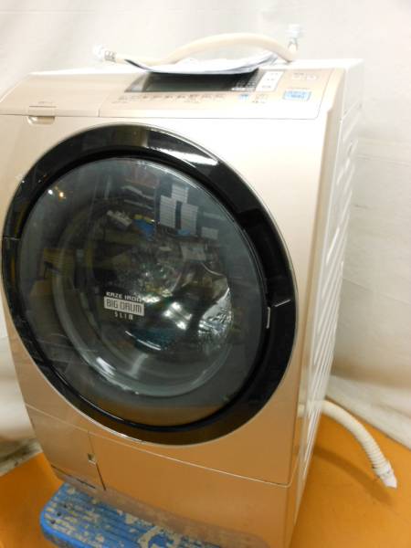 送料込み】日立 9kgドラム式洗濯乾燥機 BD-S7500L-N 2013年製 日立