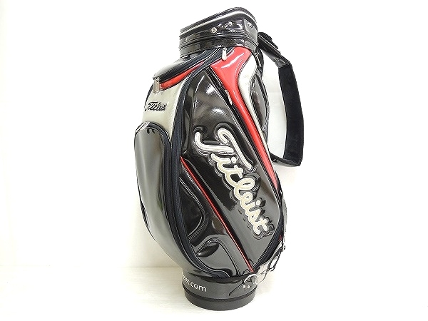 Titleist キャディバッグ タイトリスト 黒 赤 9.5型 Titleist メンズ