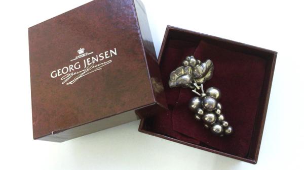 ☆ジョージ・ジェンセン/GEORG JENSEN ぶどう ブローチ 925S☆