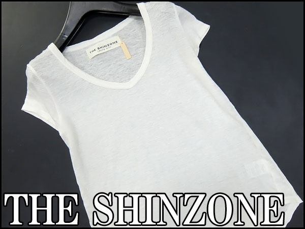 新同 15A/W シンゾーン リネンジャージーTシャツF白★12487