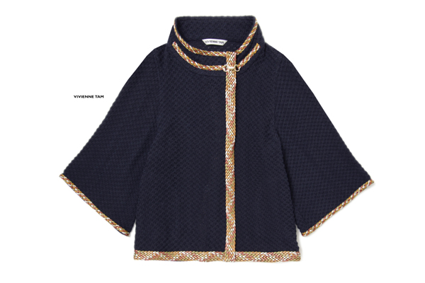 美品★ヴィヴィアンタム★上品！デザインニットジャケットK455