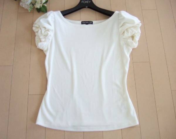 FOXEY ＮＹ　フォクシー　ストレッチベロアトップス　40