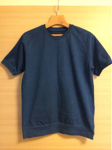 VISVIM　INDIGO　RAGLAN　S/S　CREW　(GIZA)