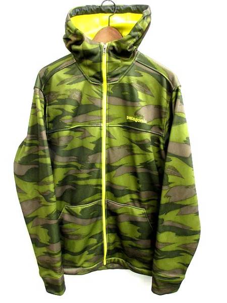 patagonia 15年 カモフラナイロンパーカー M パタゴニア パーカー
