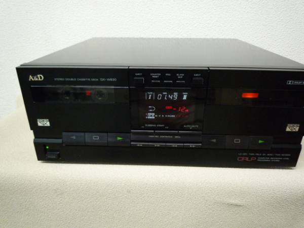 ◆ 稀少 A＆D　Wカセットデッキ　ＧＸ－W830 動作品 ◆