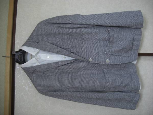 ☆タケオ　キクチ　テーラードジャケット　麻混　サイズＭ☆