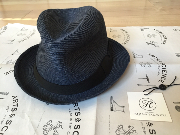 美品・キジマタカユキ・ハット・ARTS&SCIENCE購入・ 2ネイビー