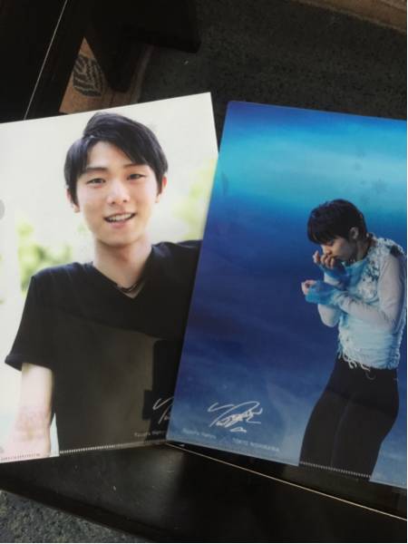 羽生結弦選手 東京西川クリアファイル 2種 セット タレントグッズ