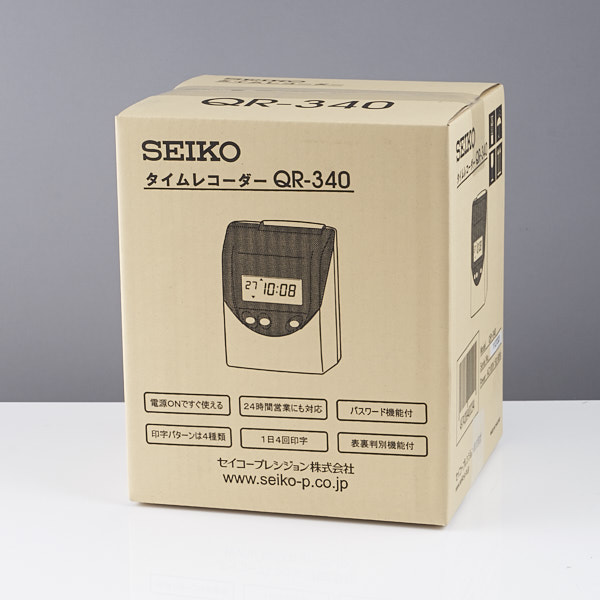 オンライン公式ストア 送込 SEIKO QR-340 セイコータイムレコーダー 未