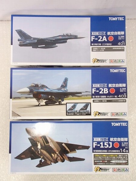 TOMYTEC 技MIX 1/144 航空自衛隊 F-2A，F-15J，F-2B/プラモ[梱0.1