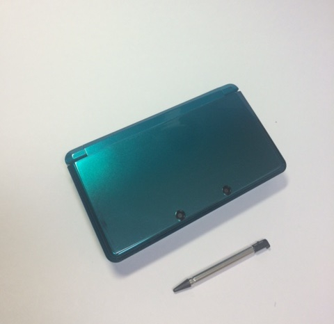 ☆ニンテンドー3DS　アクアブルー★ジャンクＤ295☆送料164円