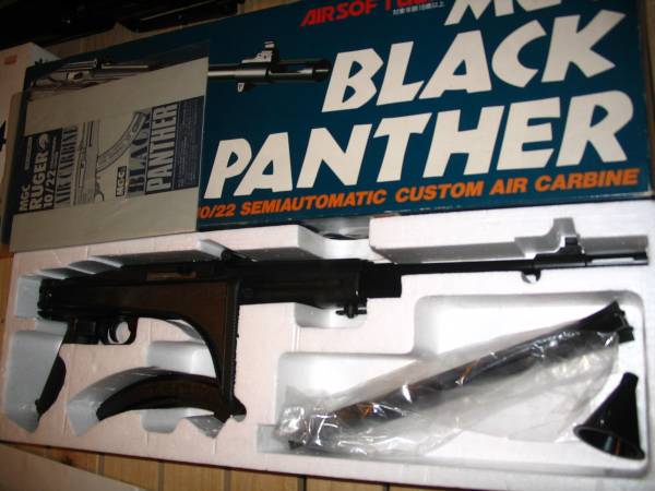 10⁄22 MGC ブラックパンサー ルガー RUGER 中古MGC SPORTER ガス