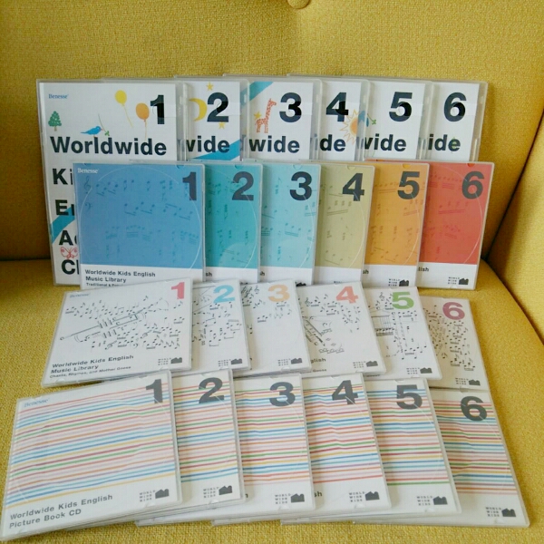 ワールドワイドキッズ #Worldwide Kids#DVD#CD#CD-ROM stage1～6