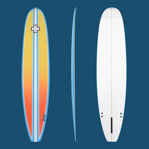 Amazon | 24 URBAN ISLAND SOCIETY LANA 9'3 PU サーフボード ロング