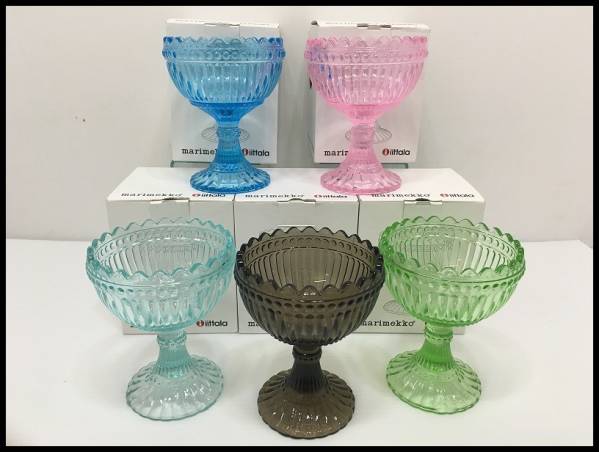 ○T iittala×marimekko マリボウル スモール5個セット 未使用品