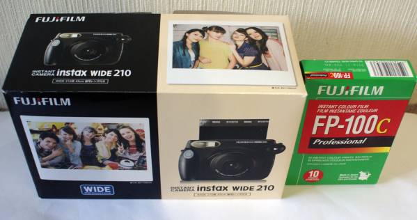FUJIFILM チェキ instax WIDE210 ★FP-100C（カラーフィルム）付