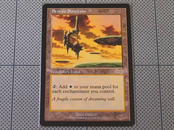 D6 【MTG/英語】 セラの聖域 / Serra's Sanctum　USG 土地 R