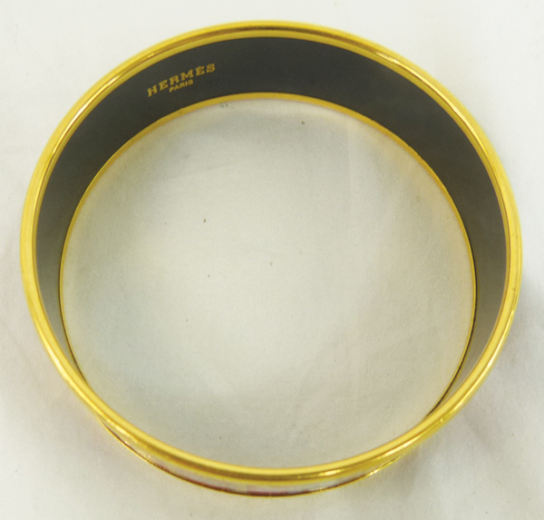 エルメス☆七宝焼☆エマイユ☆象☆バングル☆中古品（R7347）