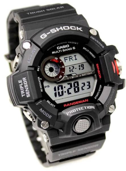 新品CASIO カシオ G-SHOCK 電波ソーラー腕時計 トリプルセンサー