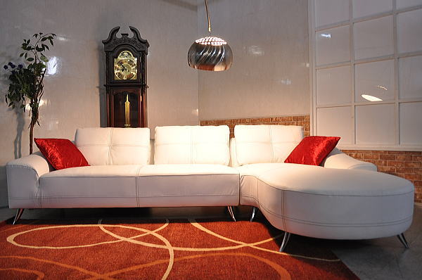 FA17FTU*高級ホテル大型本革カウチソファー1円美品展示品家具