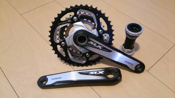 SLXトリプル 42X32X24 10速対応 170mmクランク長 BB付属