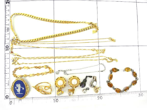 1円 ディオール クレージュ 他 アクセサリー 計15点セット AB363