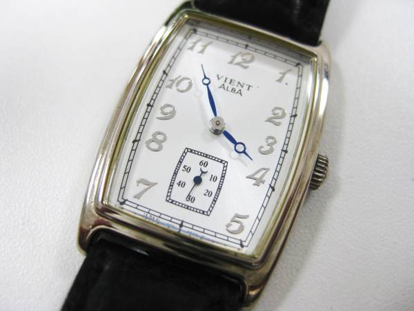 SEIKO/セイコー VIENT ALBA スモセコ 3針QZ V707-5020 稼働品(アルバ 
